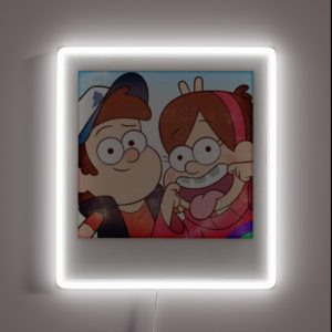 Dipper And Mabel Pines RGB Neon Sign