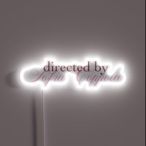 Directed RGB Neon Sign