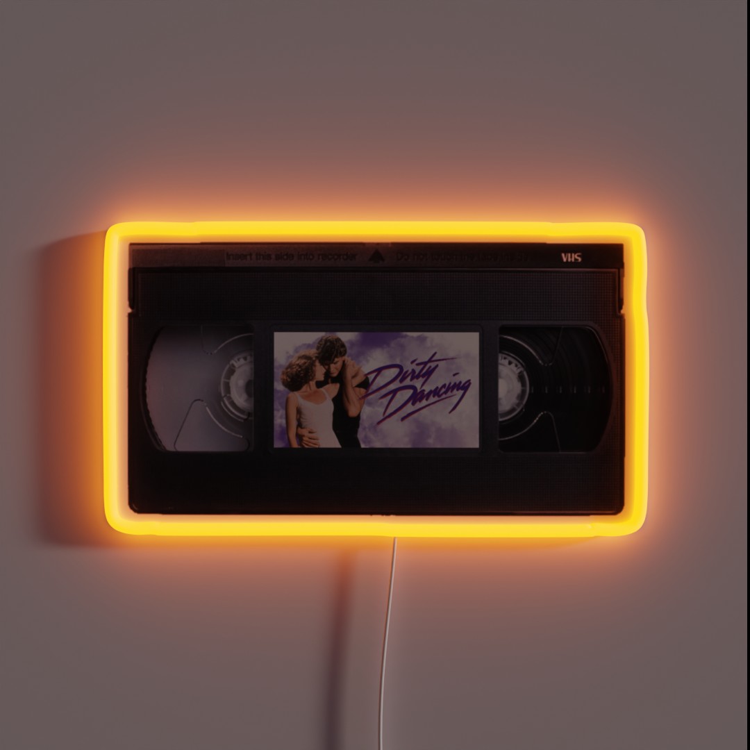 Dirty Dancing Vhs RGB Neon Sign Dirty Dancing Vhs RGB Neon Sign