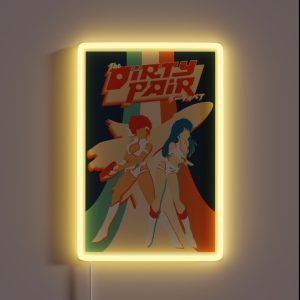 Dirty Pair 70s Poster RGB Neon Sign