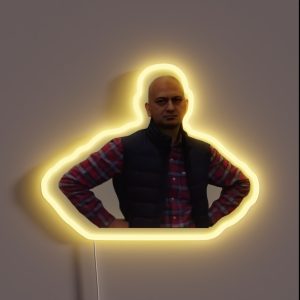 Disappointed Cricket Fan RGB Neon Sign