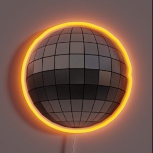 Disco Ball Emoji RGB Neon Sign Disco Ball Emoji RGB Neon Sign
