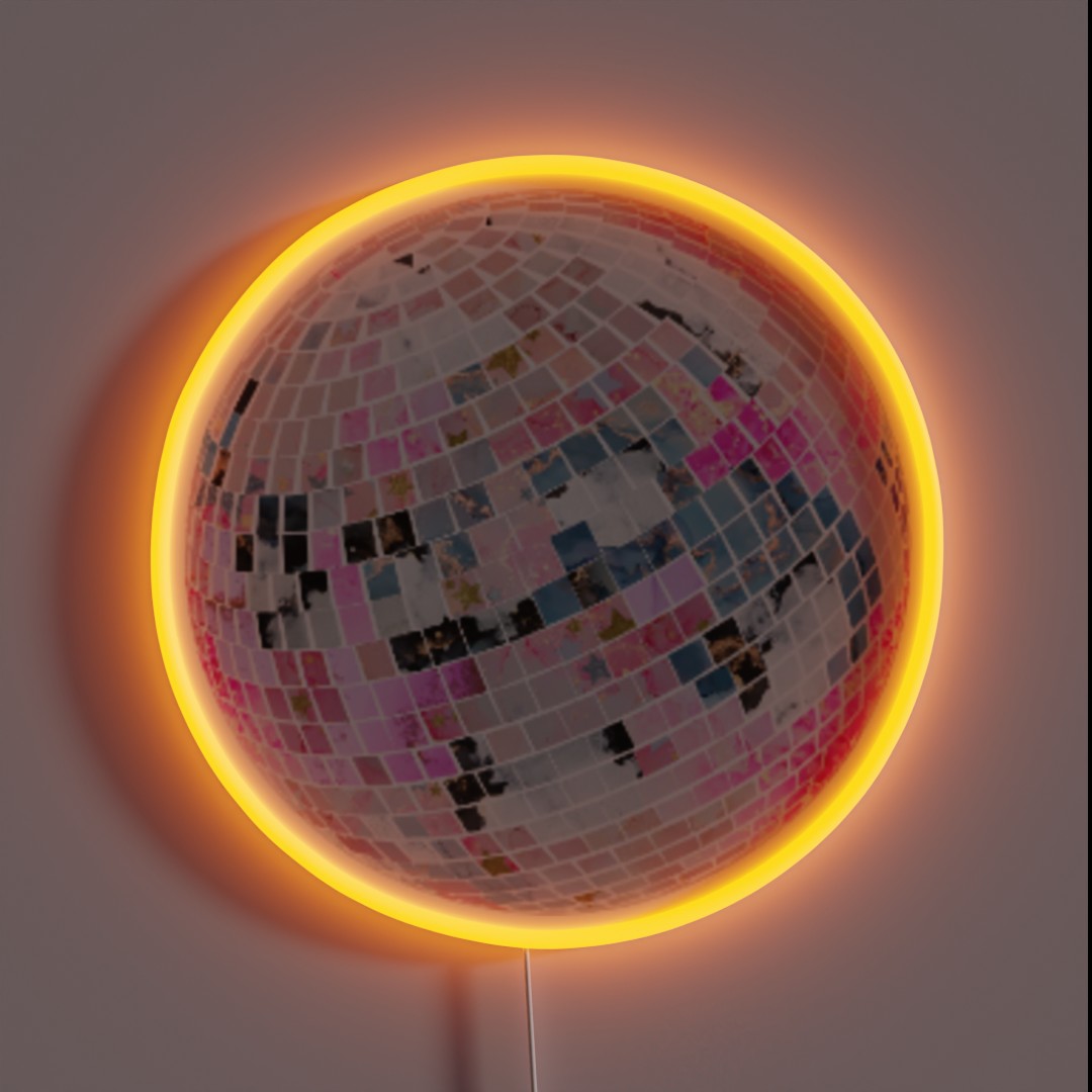 Disco Ball RGB Neon Sign Disco Ball RGB Neon Sign