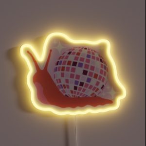 Disco Snail RGB Neon Sign