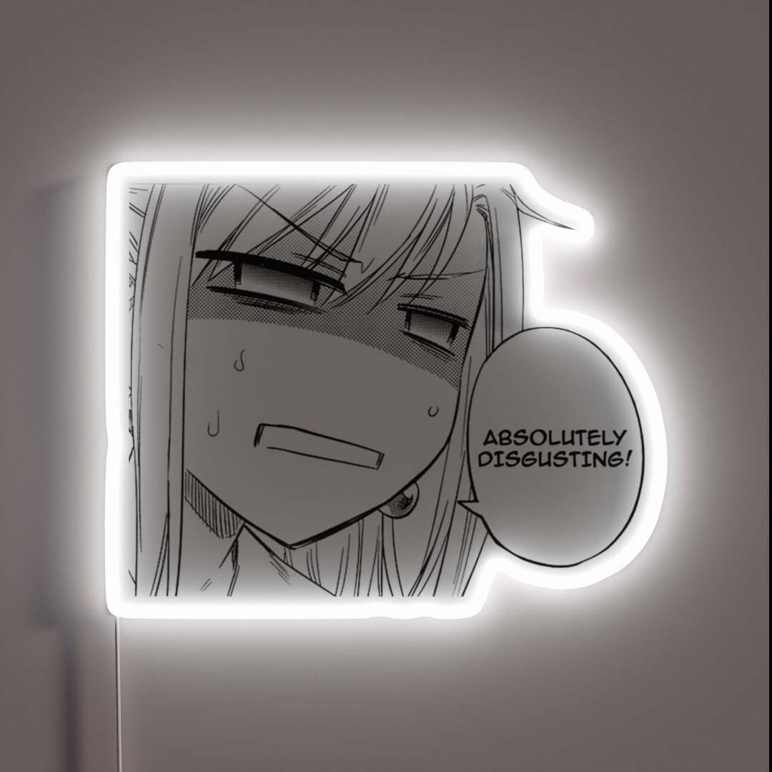 Disgusting Lewd Waifu RGB Neon Sign Disgusting Lewd Waifu RGB Neon Sign