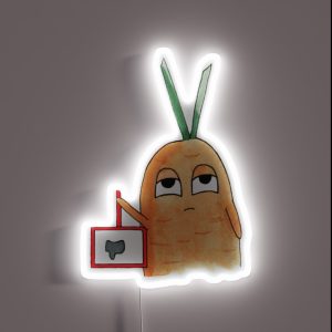 Dislike Carrot RGB Neon Sign