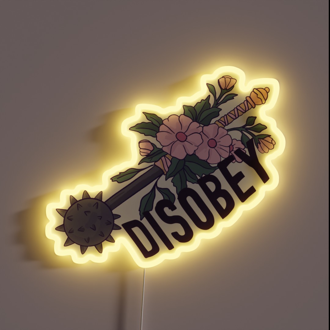 Disobey RGB Neon Sign Disobey RGB Neon Sign