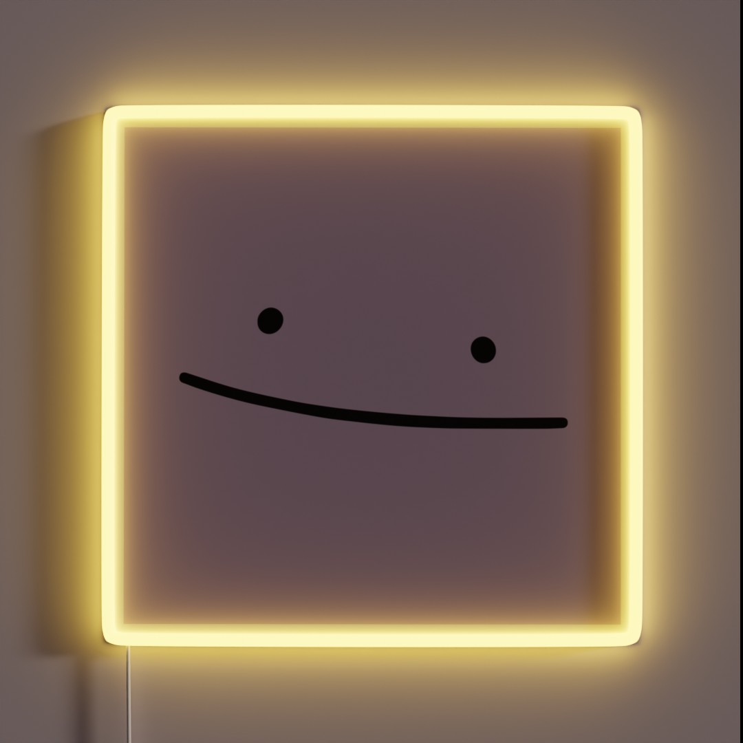 Ditto Face RGB Neon Sign Ditto Face RGB Neon Sign