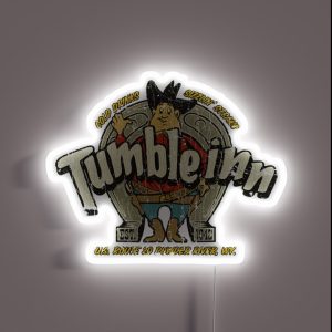 Dive Bar Tumble Inn Wyoming 1942 RGB Neon Sign Dive Bar Tumble Inn Wyoming 1942 RGB Neon Sign