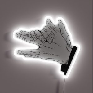 Divine Dogs Hand Sign Jjk Active RGB Neon Sign