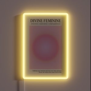 Divine Feminine Pink Aura RGB Neon Sign Divine Feminine Pink Aura RGB Neon Sign