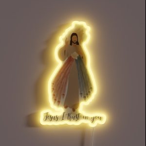 Divine Mercy RGB Neon Sign