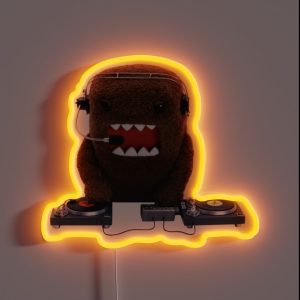 DJ Domo Kun RGB Neon Sign