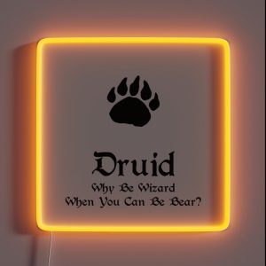Dnd Druid RGB Neon Sign Dnd Druid RGB Neon Sign