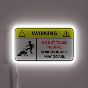 Do Not Touch My Bike RGB Neon Sign Do Not Touch My Bike RGB Neon Sign