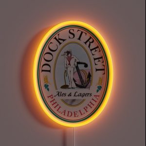 Dock Street Ales And Lagers RGB Neon Sign
