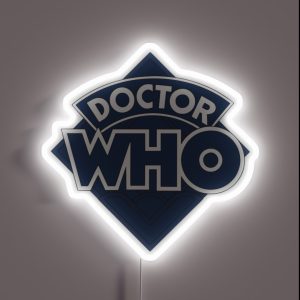 Doctor W Logo Classic Classic RGB Neon Sign Doctor W Logo Classic Classic RGB Neon Sign