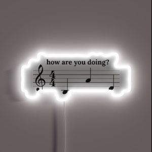 Doing Bad Music Meme RGB Neon Sign