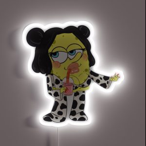 Doja Cat Spongebob RGB Neon Sign