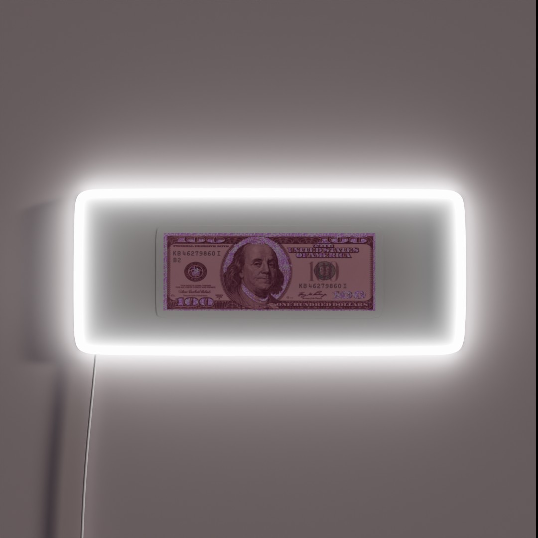 Dollar Bill RGB Neon Sign Dollar Bill RGB Neon Sign