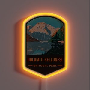 Dolomiti Bellunesi National Park RGB Neon Sign Dolomiti Bellunesi National Park RGB Neon Sign