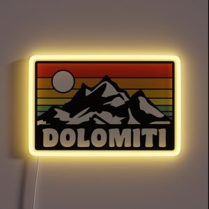 Dolomiti RGB Neon Sign