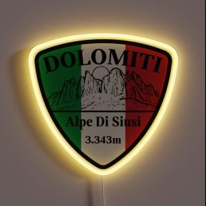 Dolomiti RGB Neon Sign