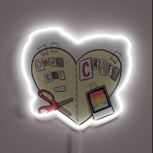 Don T Cry Craft RGB Neon Sign
