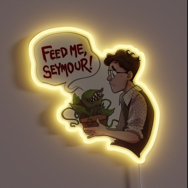 Don T Feed The Plants RGB Neon Sign