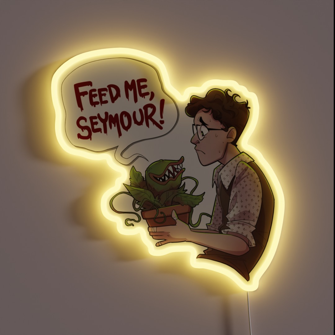 Don T Feed The Plants RGB Neon Sign Don T Feed The Plants RGB Neon Sign