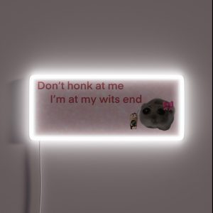 Don T Honk At Me RGB Neon Sign
