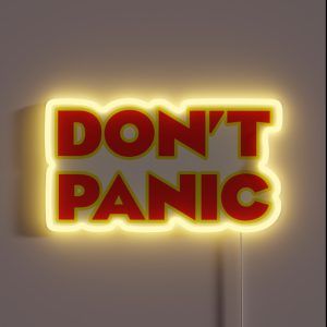 Don T Panic RGB Neon Sign Don T Panic RGB Neon Sign