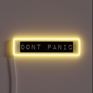 Don T Panic RGB Neon Sign Don T Panic RGB Neon Sign