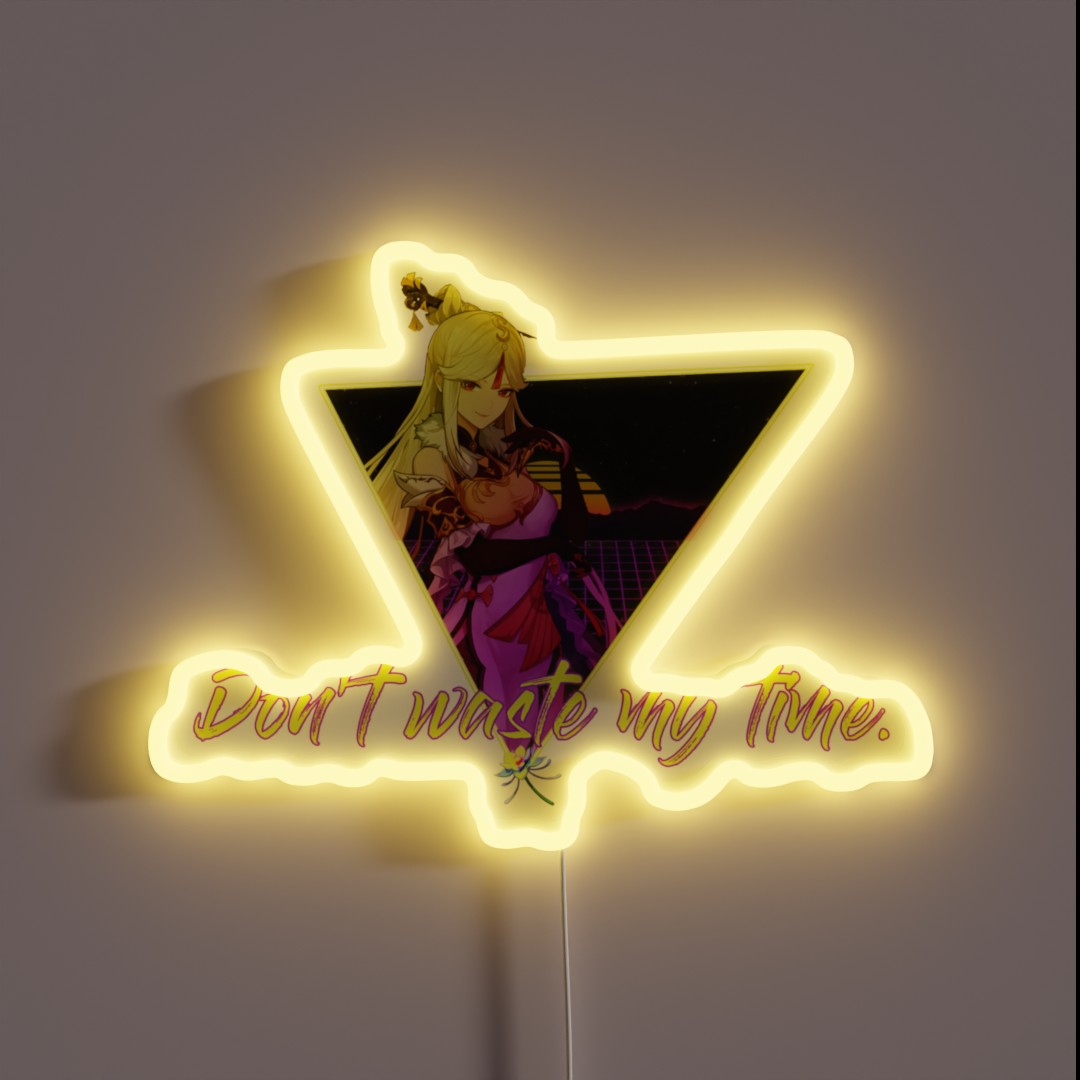 Don T Waste My Time RGB Neon Sign Don T Waste My Time RGB Neon Sign