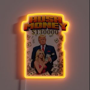 Donald Trump Guilty In Hush Money Trial RGB Neon Sign