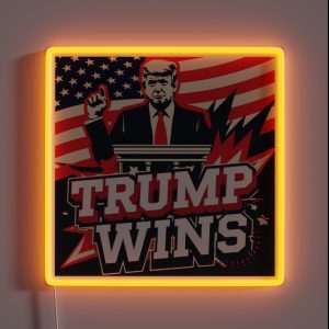 Donald Trump Wins 2024 RGB Neon Sign