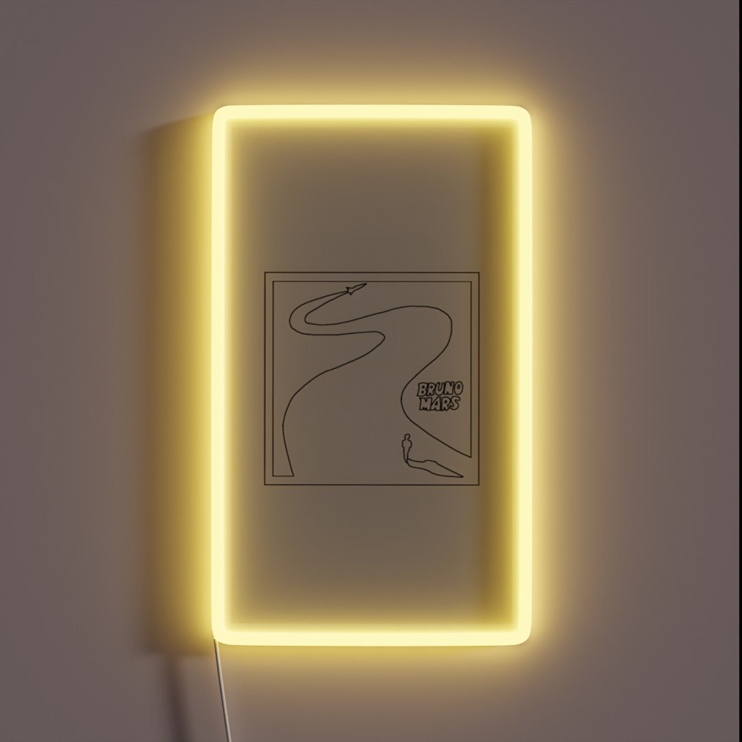 Doo Wops And Hooligans Bruno Mars RGB Neon Sign Doo Wops And Hooligans Bruno Mars RGB Neon Sign