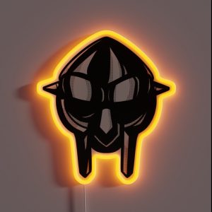 DOOM Mask RGB Neon Sign DOOM Mask RGB Neon Sign