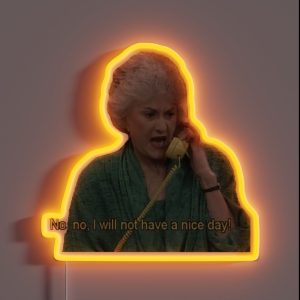 Dorothy Zbornak The Golden Girls RGB Neon Sign Dorothy Zbornak The Golden Girls RGB Neon Sign