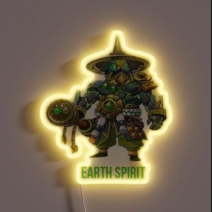 Dota 2 EARTH SPIRIT RGB Neon Sign