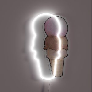 Double Scoop RGB Neon Sign Double Scoop RGB Neon Sign