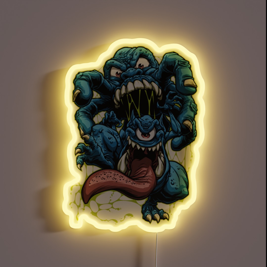 DOUBLE WATER GHOST RGB Neon Sign DOUBLE WATER GHOST RGB Neon Sign