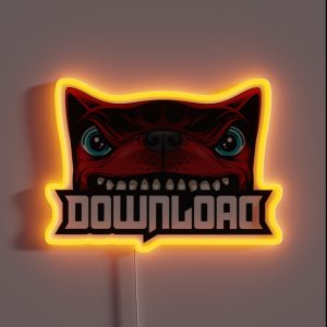 Download Festival Logo RGB Neon Sign