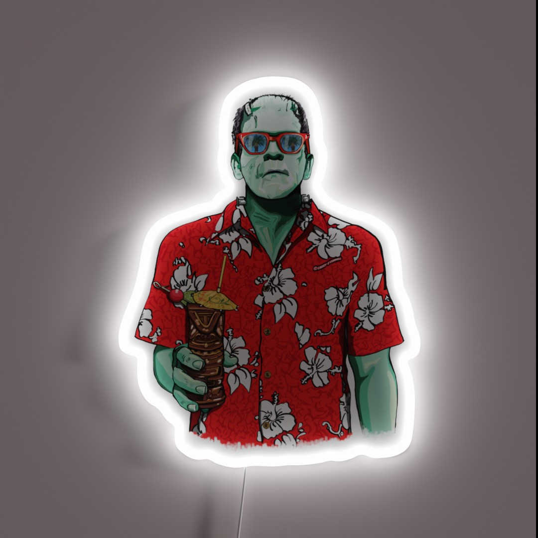 Dr Frankenstein S Tiki Monster RGB Neon Sign Dr Frankenstein S Tiki Monster RGB Neon Sign