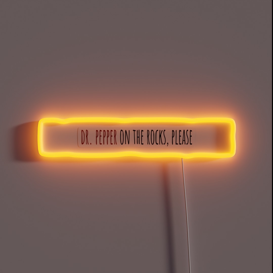 Dr Pepper RGB Neon Sign Dr Pepper RGB Neon Sign