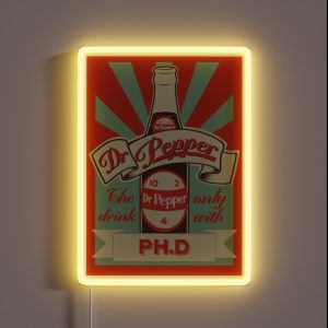 Dr Pepper Vintage RGB Neon Sign