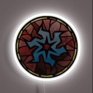 Dragon Age Dialogue Wheel Mage RGB Neon Sign Dragon Age Dialogue Wheel Mage RGB Neon Sign