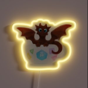 Dragon Doodles Homebrew RGB Neon Sign