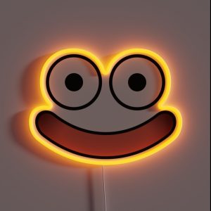 Dragon Quest Slime Face RGB Neon Sign