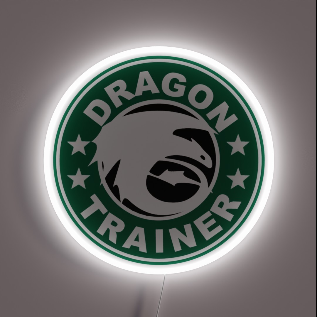 Dragon Trainer RGB Neon Sign Dragon Trainer RGB Neon Sign